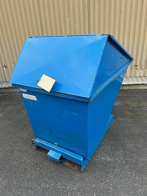 L-Tippcontainer med lock